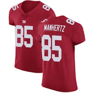 Chris Manhertz Men's Elite Red New York Giants Alternate Vapor Untouchable Jersey