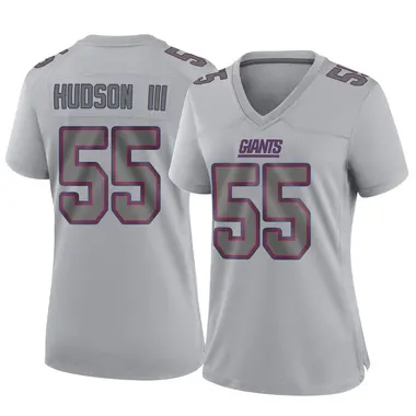 James Hudson III Women's Game Gray New York Giants Atmosphere Fashion Jersey