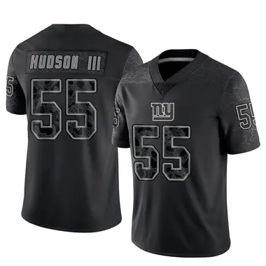 James Hudson III Youth Limited Black New York Giants Reflective Jersey