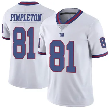 Kalil Pimpleton Men's Limited White New York Giants Color Rush Jersey