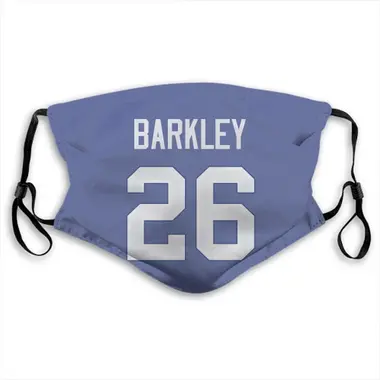 Saquon Barkley Name & Number Royal Blue New York Giants Face Mask