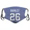 Saquon Barkley Name & Number Royal Blue New York Giants Face Mask